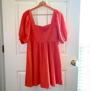 Scoop Women's Square Neck Babydoll Dress